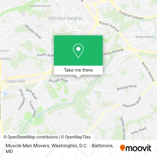 Muscle Men Movers map