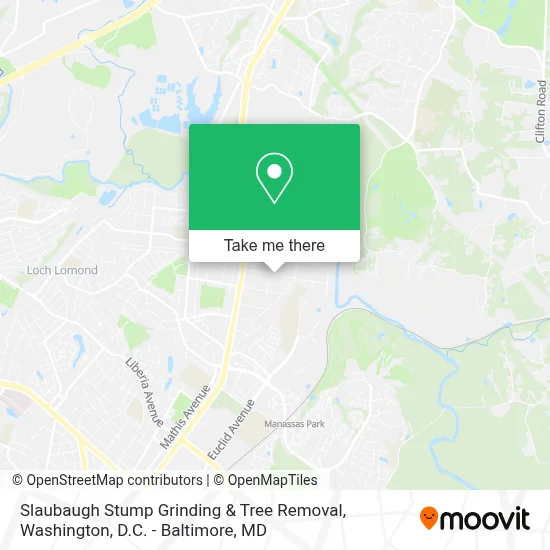 Slaubaugh Stump Grinding & Tree Removal map