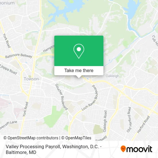 Valley Processing Payroll map