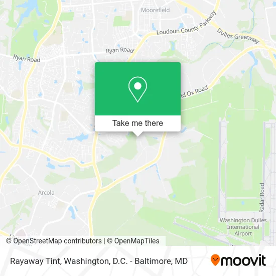 Rayaway Tint map