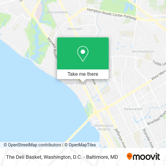 The Deli Basket map