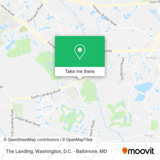 The Landing map