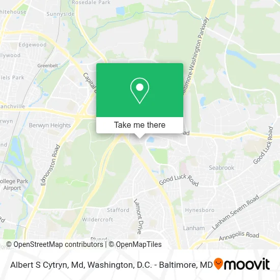 Albert S Cytryn, Md map