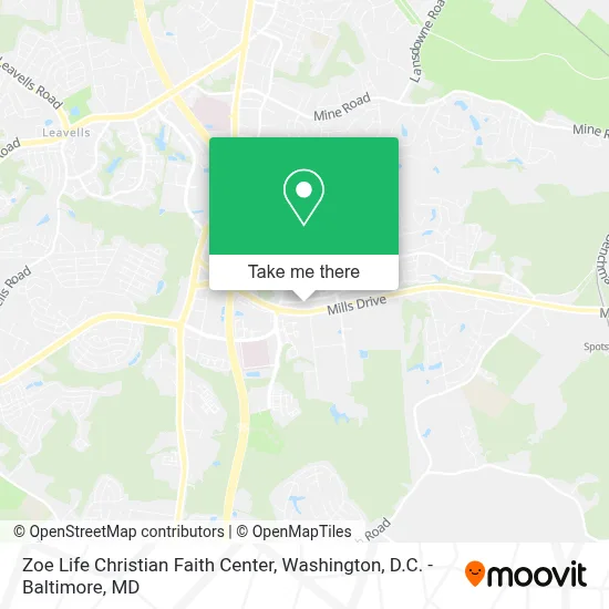 Zoe Life Christian Faith Center map