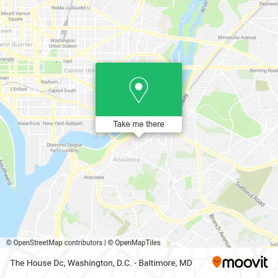 The House Dc map