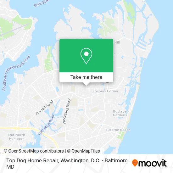 Top Dog Home Repair map