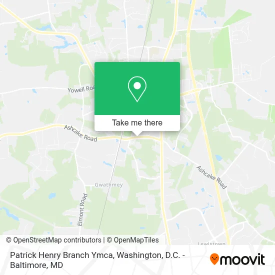 Patrick Henry Branch Ymca map