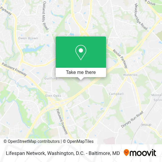 Lifespan Network map
