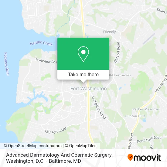 Advanced Dermatology And Cosmetic Surgery map