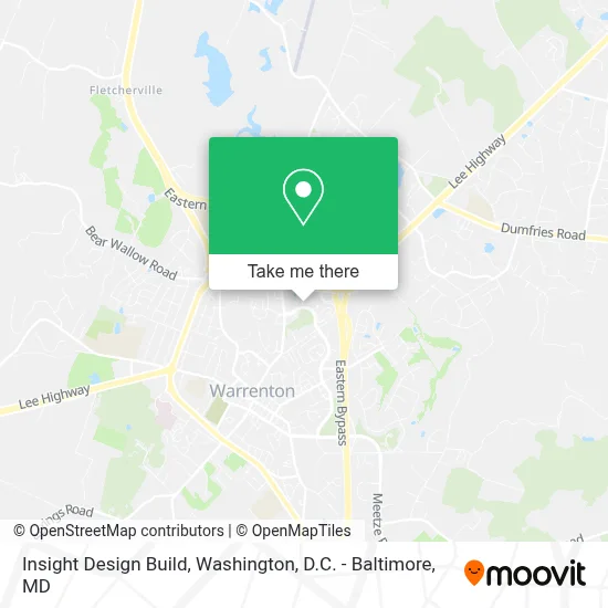 Insight Design Build map