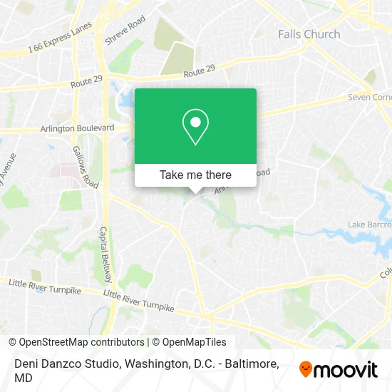 Deni Danzco Studio map