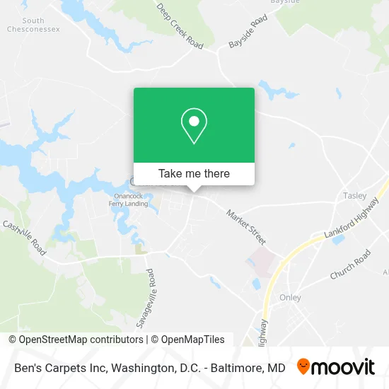 Ben's Carpets Inc map