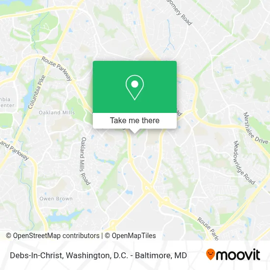 Debs-In-Christ map