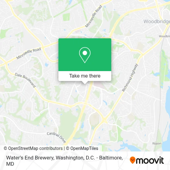Water's End Brewery map
