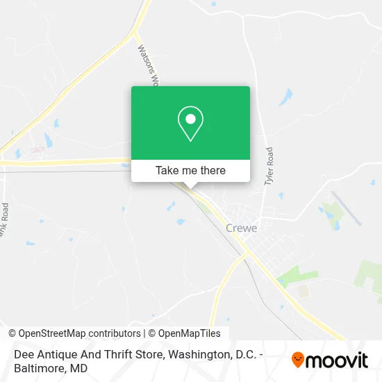 Dee Antique And Thrift Store map