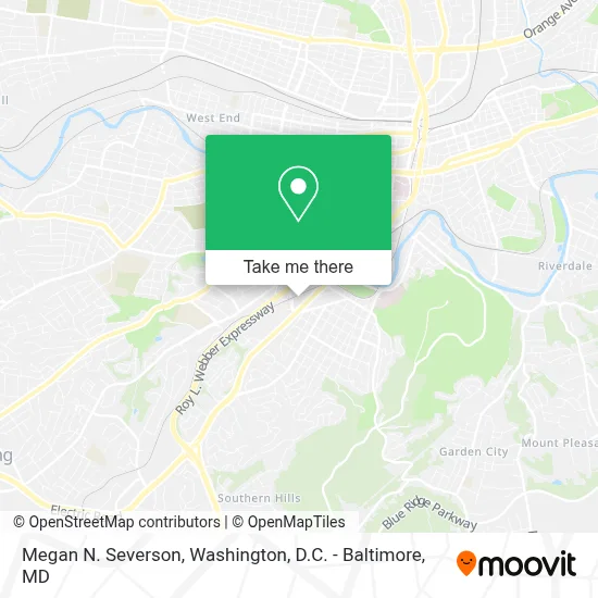 Megan N. Severson map