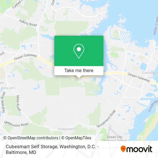 Cubesmart Self Storage map