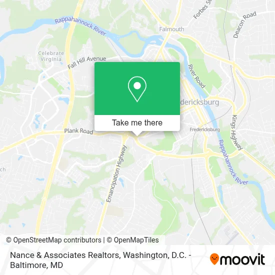 Nance & Associates Realtors map