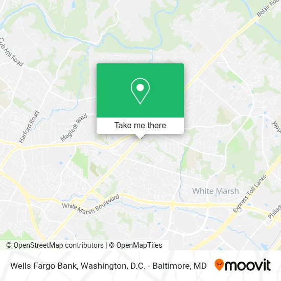 Wells Fargo Bank map
