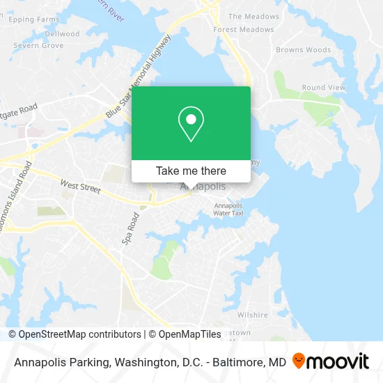 Annapolis Parking map