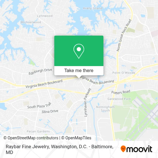 Raybar Fine Jewelry map