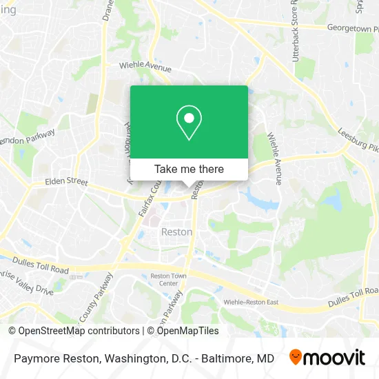 Paymore Reston map