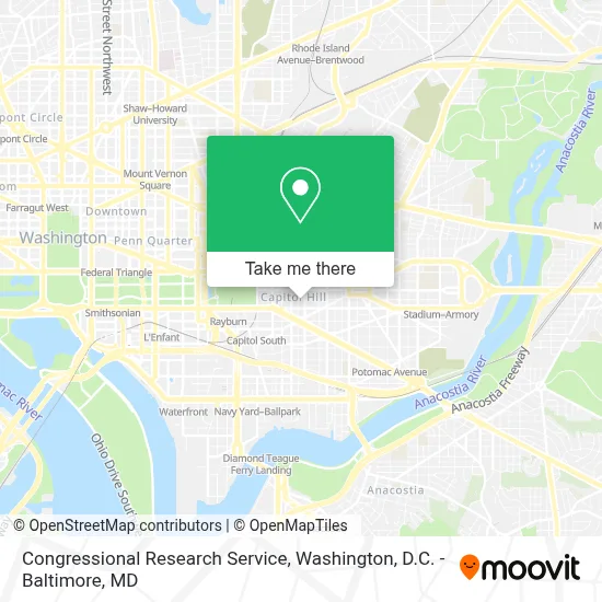Congressional Research Service map