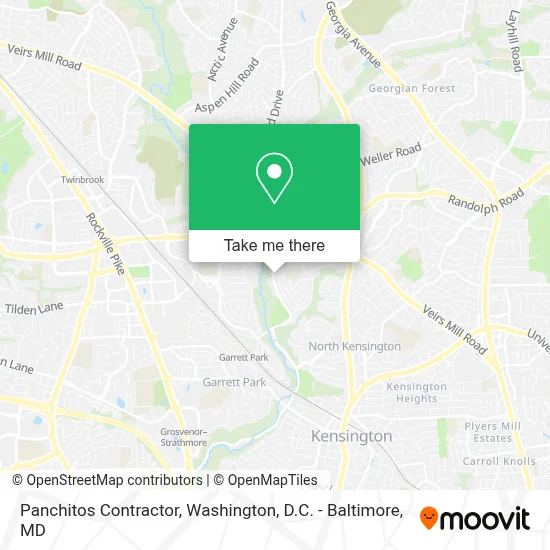 Panchitos Contractor map