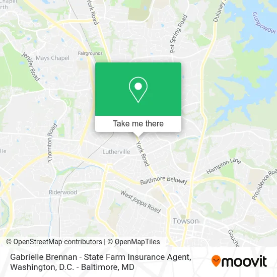 Gabrielle Brennan - State Farm Insurance Agent map