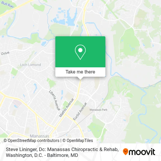 Steve Lininger, Dc: Manassas Chiropractic & Rehab map