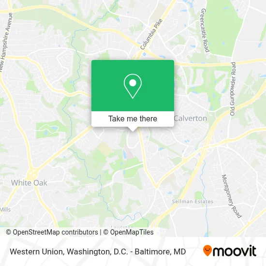 Western Union map