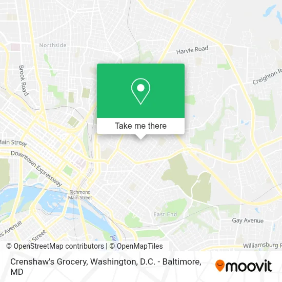 Crenshaw's Grocery map