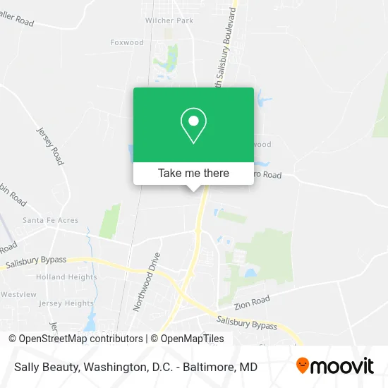 Sally Beauty map