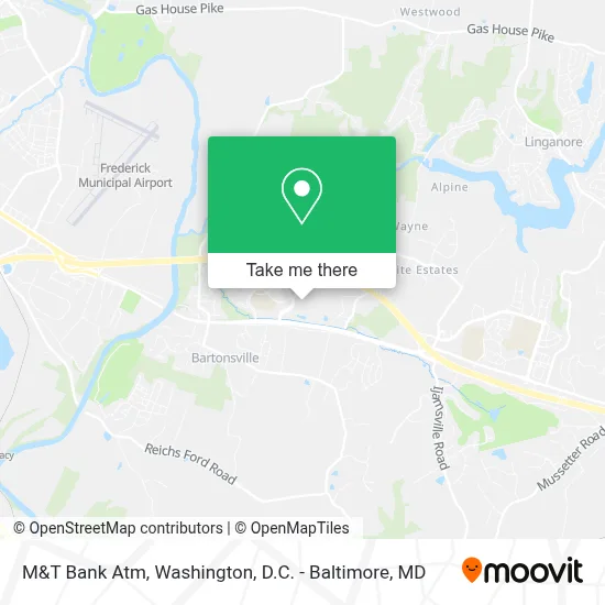 M&T Bank Atm map