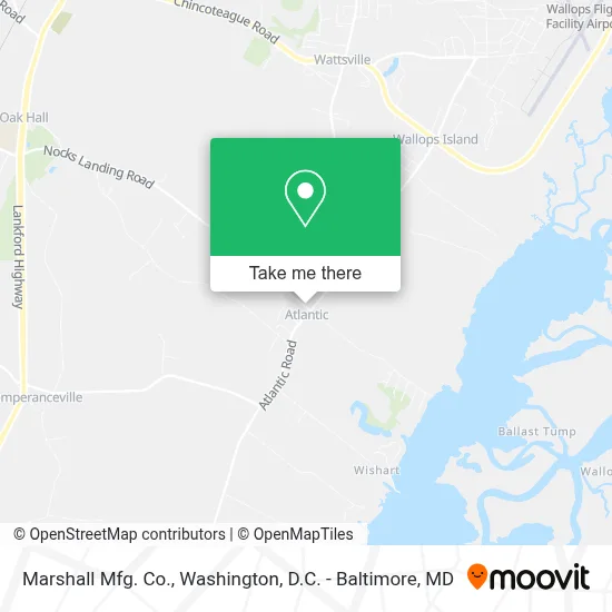 Marshall Mfg. Co. map