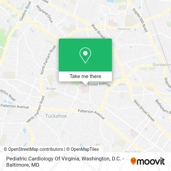 Pediatric Cardiology Of Virginia map