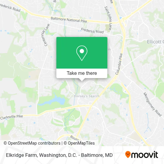 Elkridge Farm map
