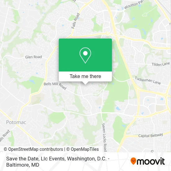 Save the Date, Llc Events map