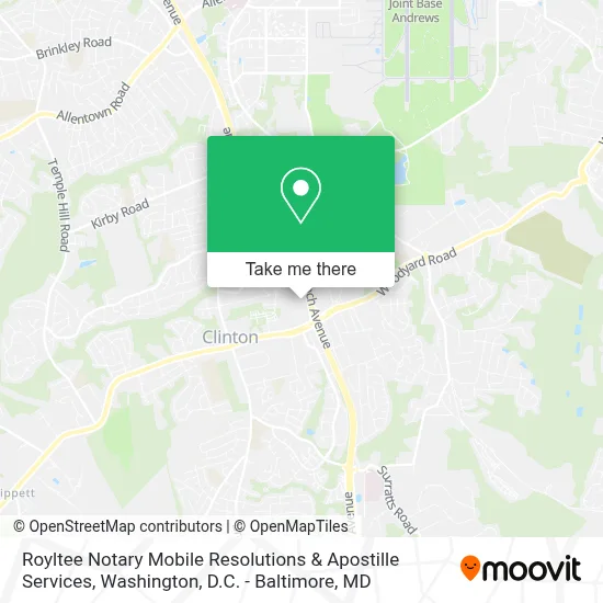 Royltee Notary Mobile Resolutions & Apostille Services map