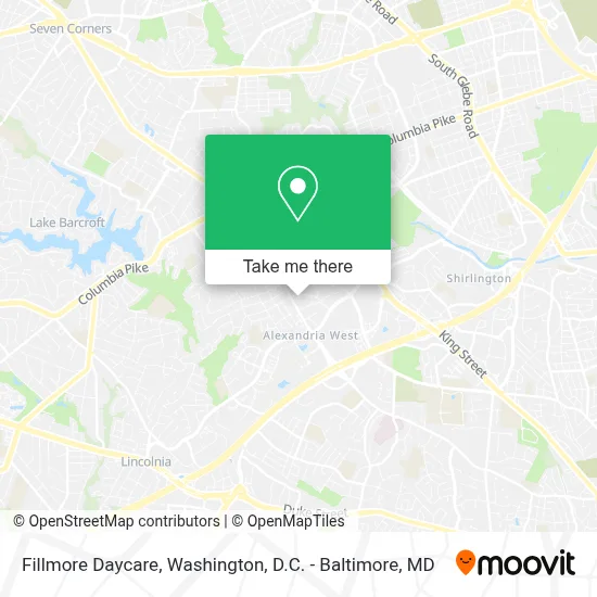 Fillmore Daycare map