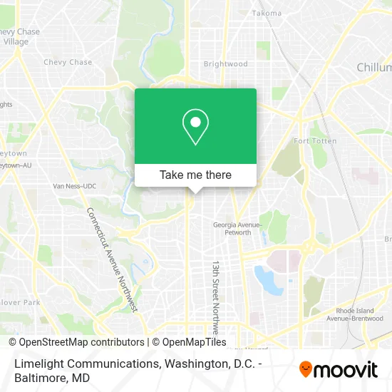 Limelight Communications map