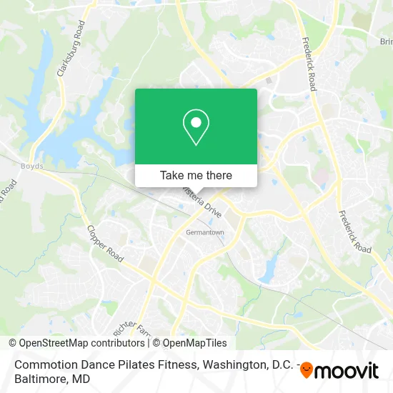Commotion Dance Pilates Fitness map