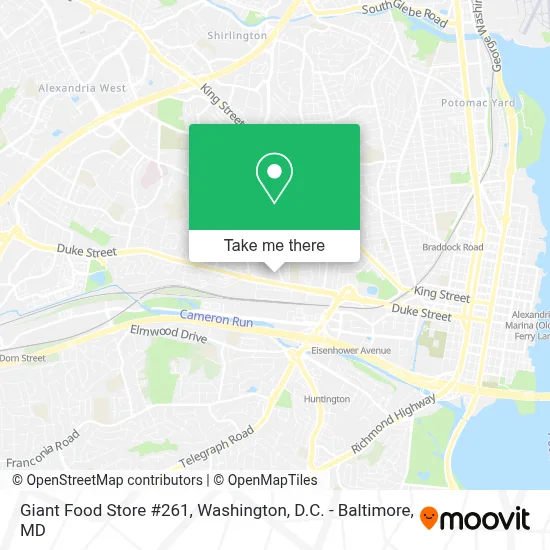 Giant Food Store #261 map