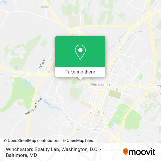Winchesters Beauty Lab map