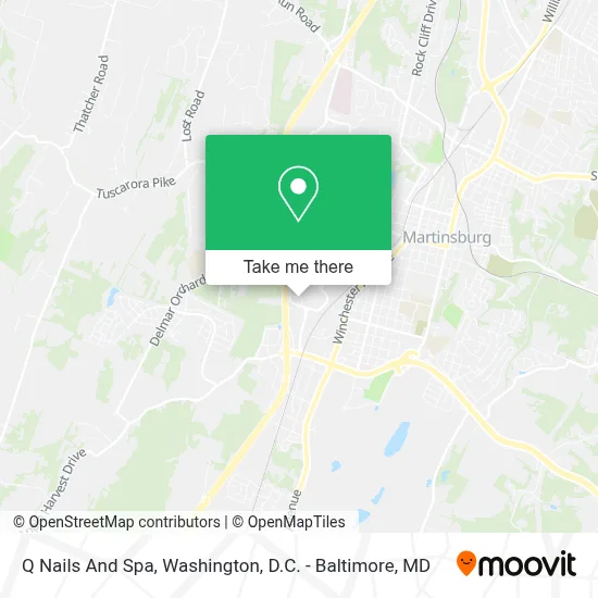Q Nails And Spa map