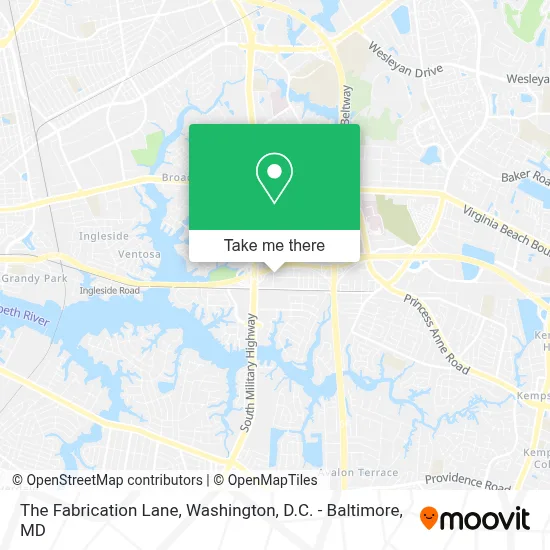 The Fabrication Lane map