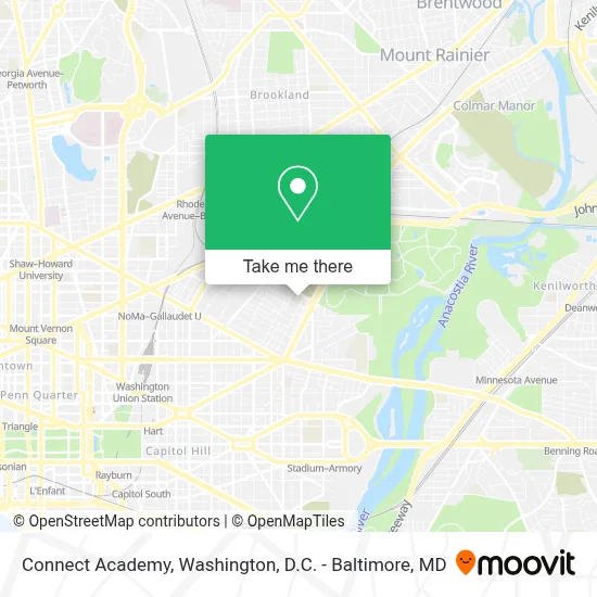 Connect Academy map