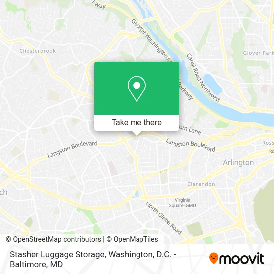 Stasher Luggage Storage map