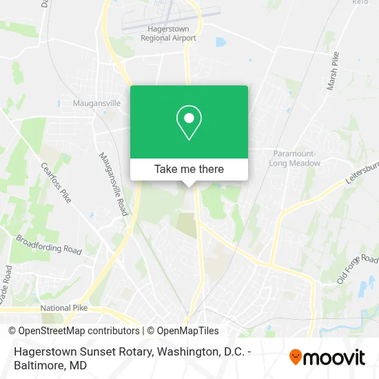 Hagerstown Sunset Rotary map