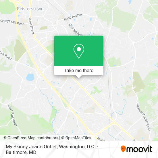 My Skinny Jean's Outlet map